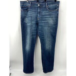 Lucky‎ Brand Jeans Mens 38x32 Blue 367 Bootcut Classic Stretch Denim Whiskering